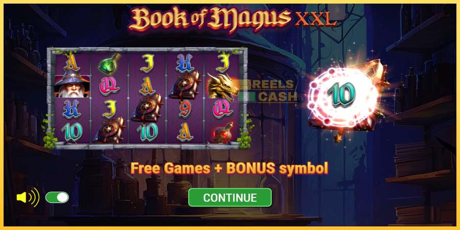 Book of Magus XXL акча үчүн оюн машинасы, сүрөт 1