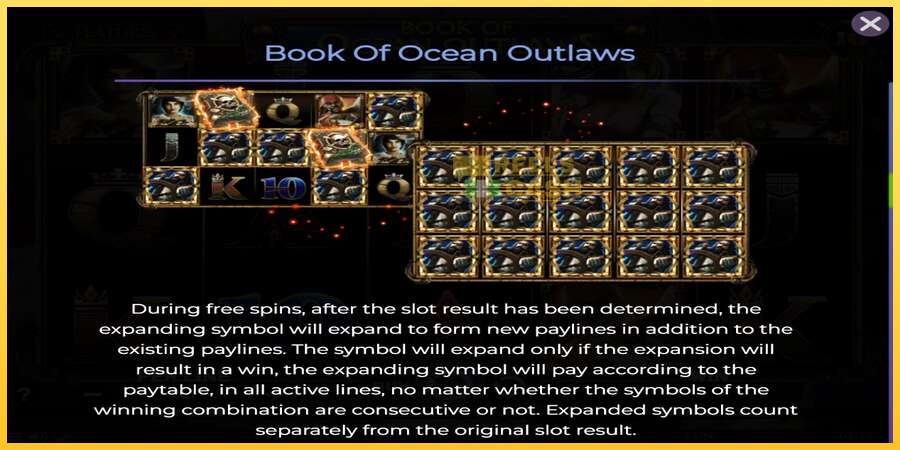 Book of Ocean Outlaws акча үчүн оюн машинасы, сүрөт 5