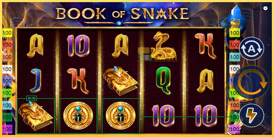 Book of Snake акча үчүн оюн машинасы, сүрөт 3