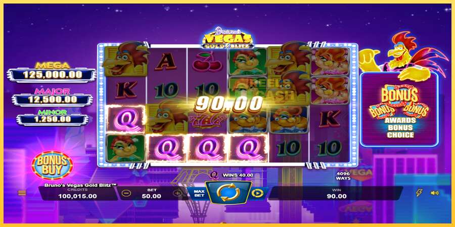 Brunos Vegas Gold Blitz акча үчүн оюн машинасы, сүрөт 2