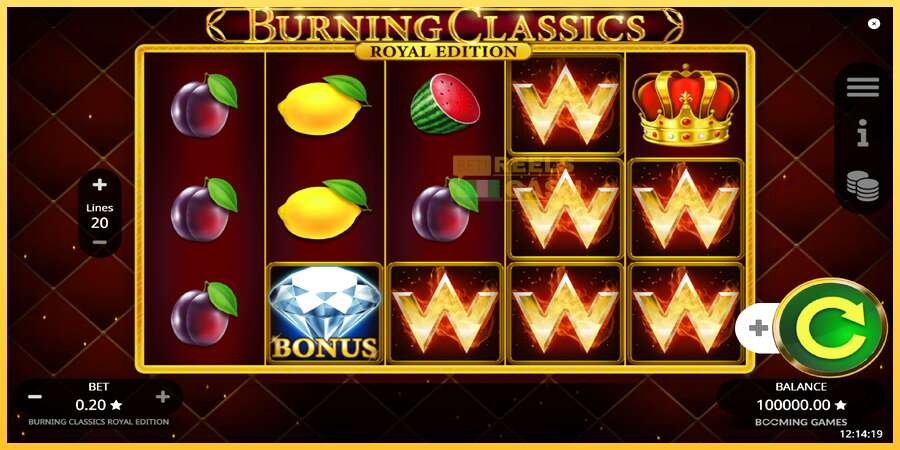 Burning Classics Royal Edition акча үчүн оюн машинасы, сүрөт 2