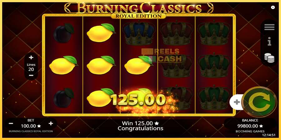 Burning Classics Royal Edition акча үчүн оюн машинасы, сүрөт 3