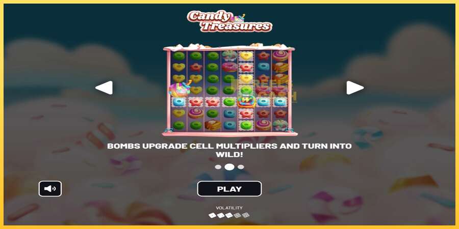 Candy Treasures акча үчүн оюн машинасы, сүрөт 1