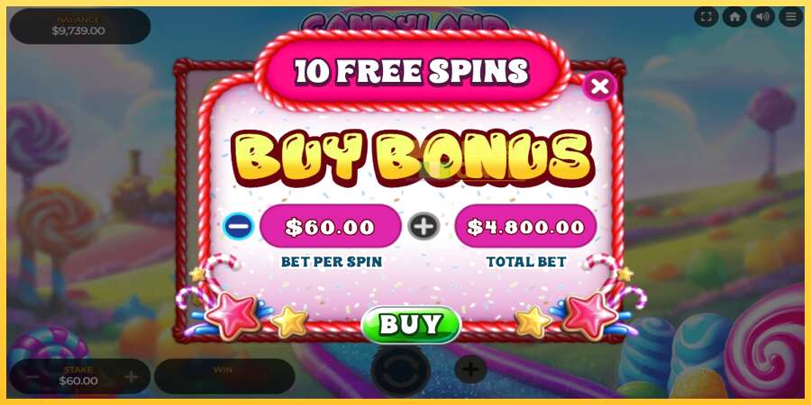 Candyland Bonanza акча үчүн оюн машинасы, сүрөт 3