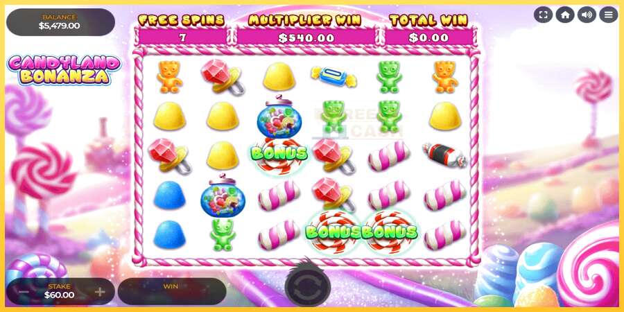 Candyland Bonanza акча үчүн оюн машинасы, сүрөт 4