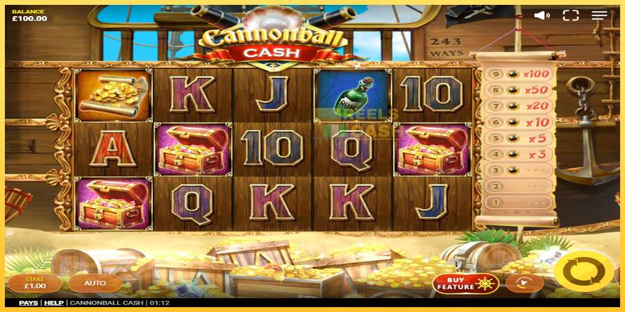 Cannonball Cash акча үчүн оюн машинасы, сүрөт 2