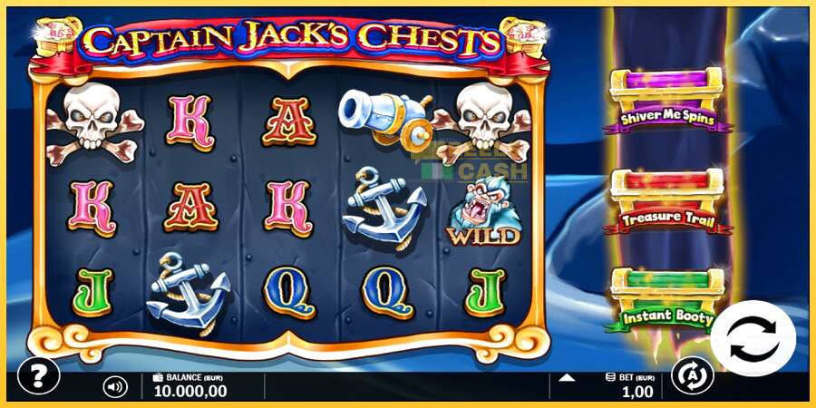 Captain Jacks Chests акча үчүн оюн машинасы, сүрөт 1