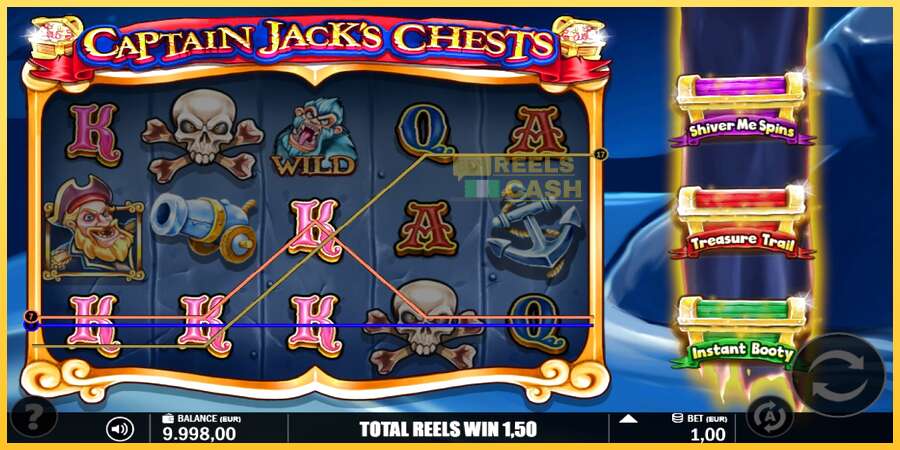 Captain Jacks Chests акча үчүн оюн машинасы, сүрөт 2