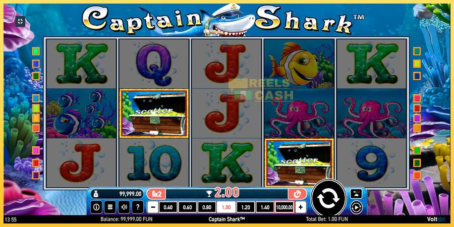 Captain Shark акча үчүн оюн машинасы, сүрөт 3