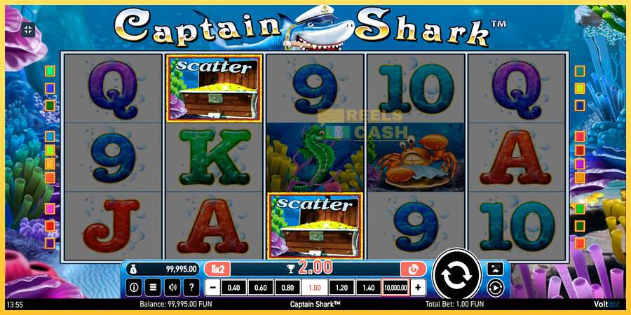 Captain Shark акча үчүн оюн машинасы, сүрөт 4