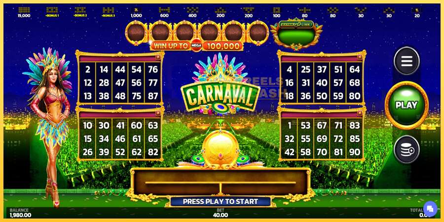 Carnaval Link&Win акча үчүн оюн машинасы, сүрөт 2