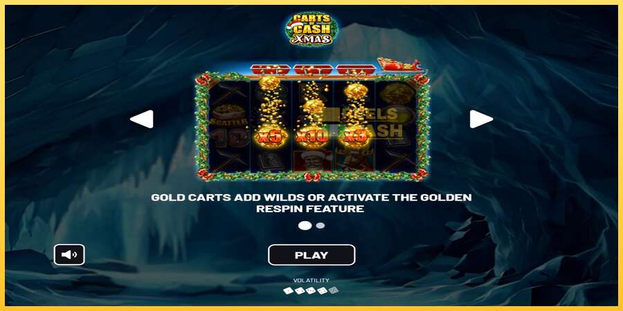 Carts of Cash Xmas акча үчүн оюн машинасы, сүрөт 1