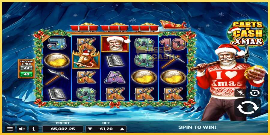 Carts of Cash Xmas акча үчүн оюн машинасы, сүрөт 2