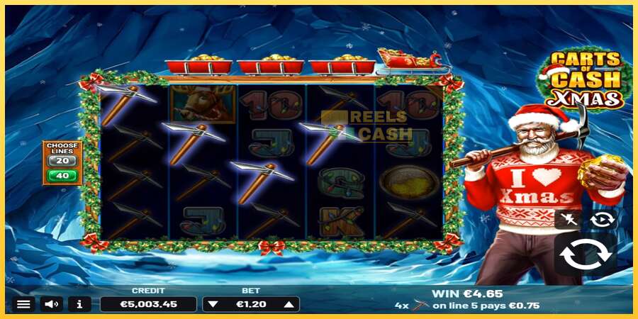 Carts of Cash Xmas акча үчүн оюн машинасы, сүрөт 3