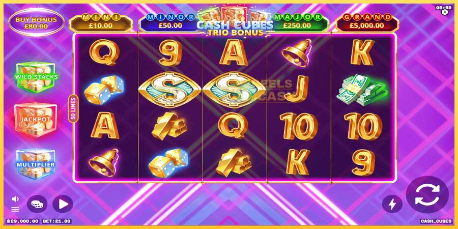 Cash Cubes: Trio Bonus акча үчүн оюн машинасы, сүрөт 2