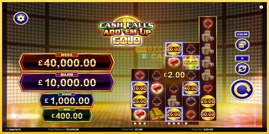 Cash Falls: Add Em Up Gold акча үчүн оюн машинасы, сүрөт 4