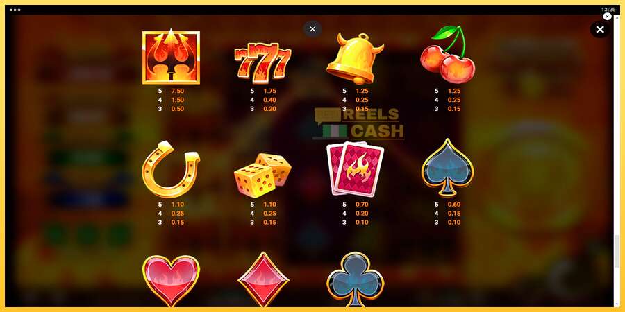 Cash Flip Devils Coin акча үчүн оюн машинасы, сүрөт 6