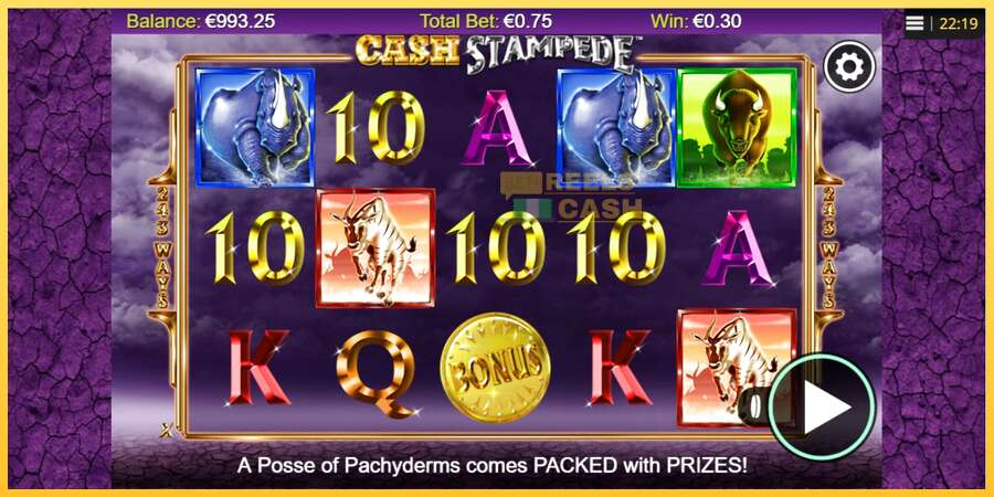 Cash Stampede акча үчүн оюн машинасы, сүрөт 3