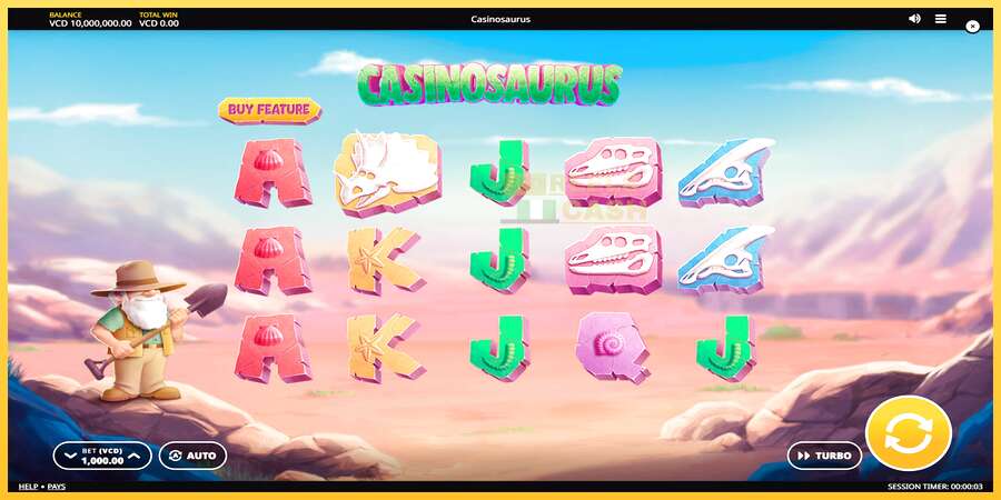 Casinosaurus акча үчүн оюн машинасы, сүрөт 1