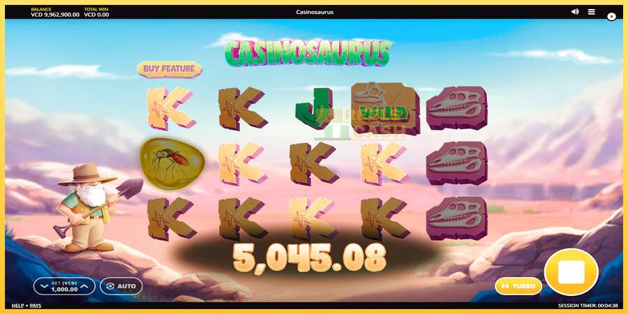 Casinosaurus акча үчүн оюн машинасы, сүрөт 3