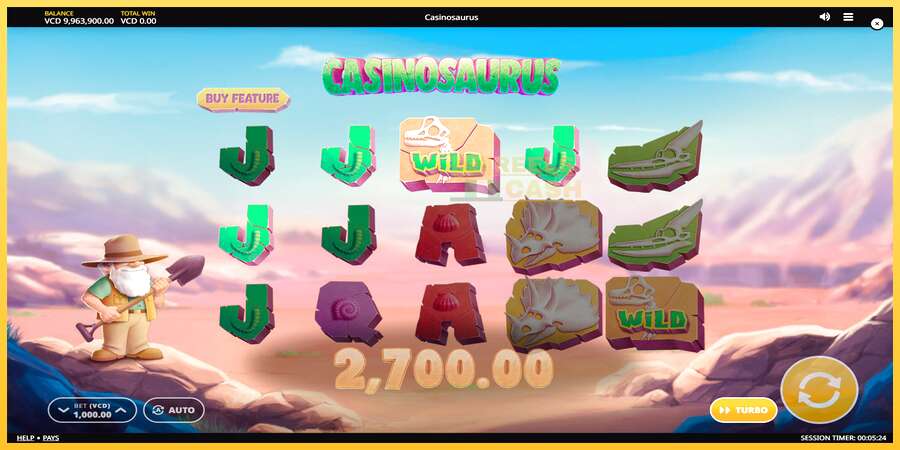 Casinosaurus акча үчүн оюн машинасы, сүрөт 4