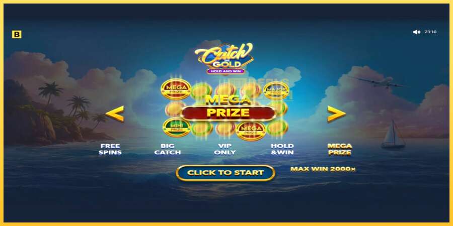 Catch The Gold Hold and Win акча үчүн оюн машинасы, сүрөт 1