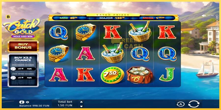 Catch The Gold Hold and Win акча үчүн оюн машинасы, сүрөт 2