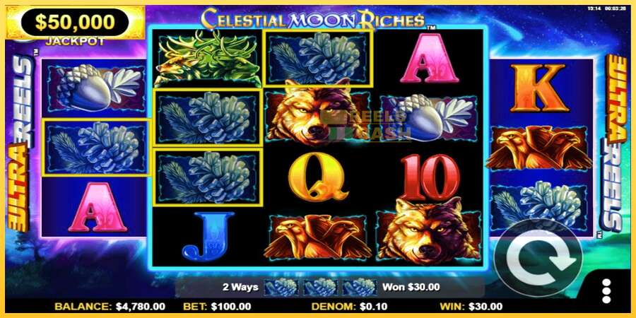 Celestial Moon Riches акча үчүн оюн машинасы, сүрөт 4