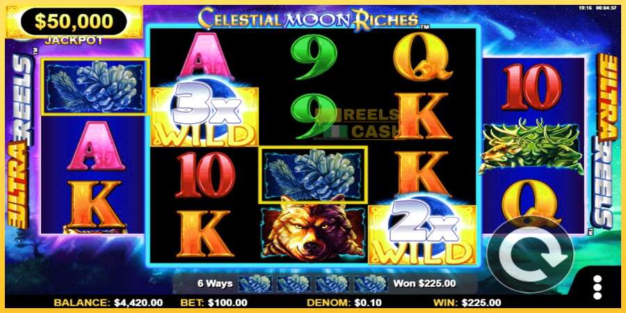 Celestial Moon Riches акча үчүн оюн машинасы, сүрөт 5