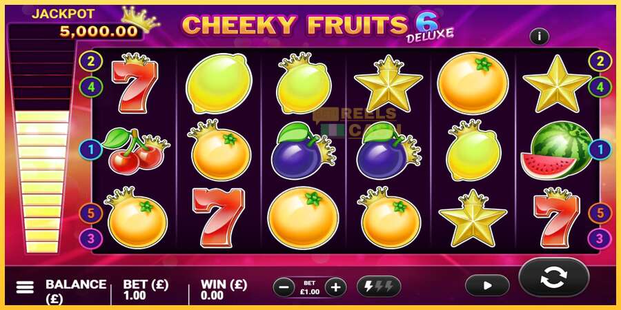 Cheeky Fruits 6 Deluxe акча үчүн оюн машинасы, сүрөт 2