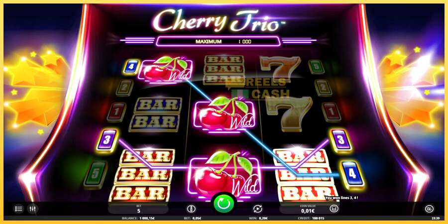 Cherry Trio акча үчүн оюн машинасы, сүрөт 3