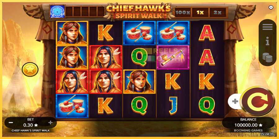 Chief Hawk’s Spirit Walk акча үчүн оюн машинасы, сүрөт 2