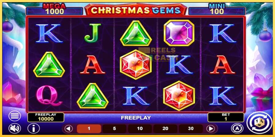 Christmas Gems Hold & Win акча үчүн оюн машинасы, сүрөт 2