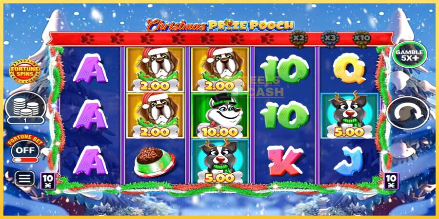 Christmas Prize Pooch акча үчүн оюн машинасы, сүрөт 1