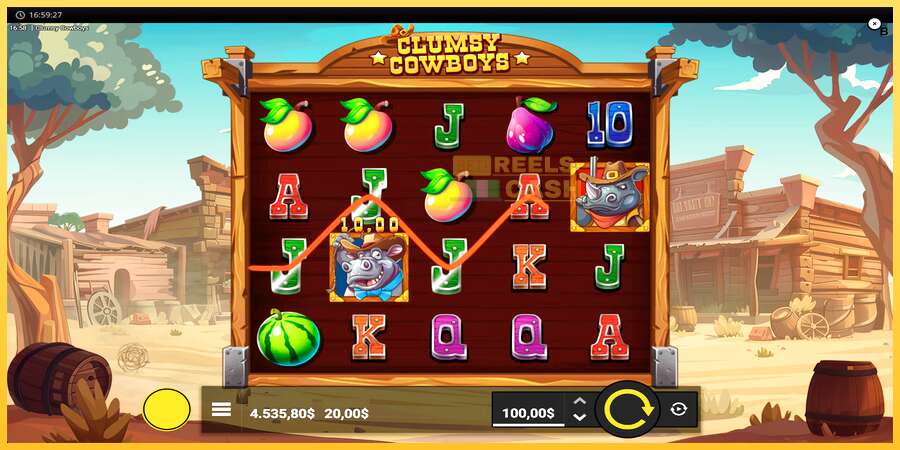 Clumsy Cowboys акча үчүн оюн машинасы, сүрөт 7