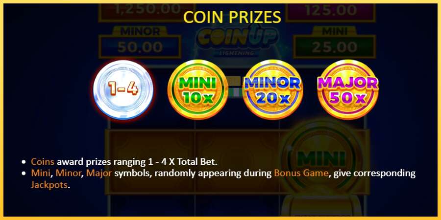 Coin UP Lightning акча үчүн оюн машинасы, сүрөт 4