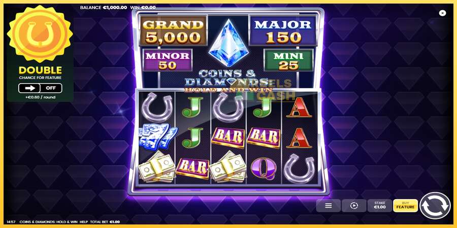 Coins & Diamonds: Hold and Win акча үчүн оюн машинасы, сүрөт 2