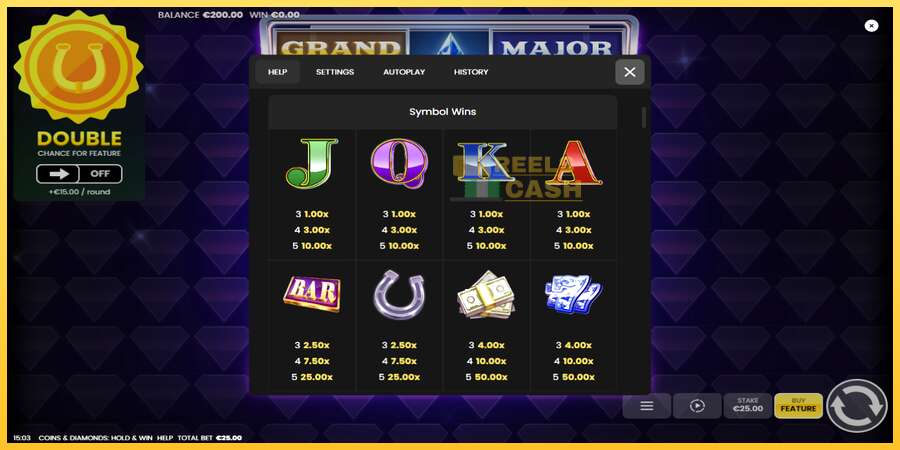 Coins & Diamonds: Hold and Win акча үчүн оюн машинасы, сүрөт 5