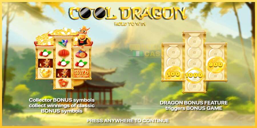 Cool Dragon: Hold to Win акча үчүн оюн машинасы, сүрөт 1