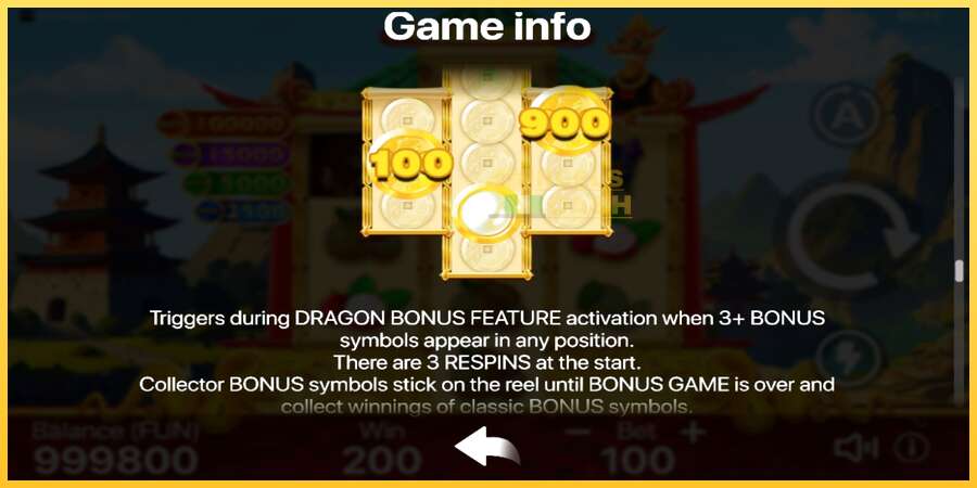 Cool Dragon: Hold to Win акча үчүн оюн машинасы, сүрөт 7