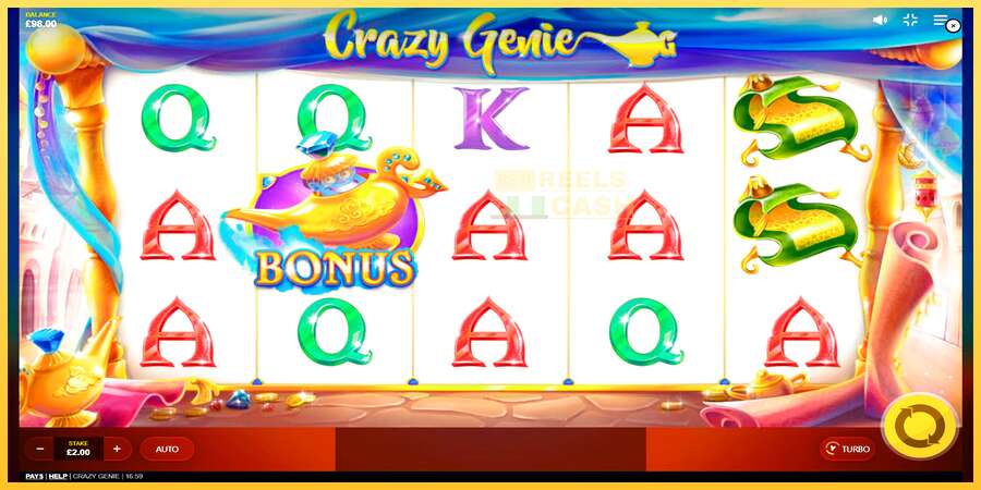 Crazy Genie акча үчүн оюн машинасы, сүрөт 2