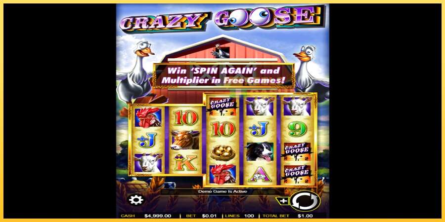 Crazy Goose акча үчүн оюн машинасы, сүрөт 1