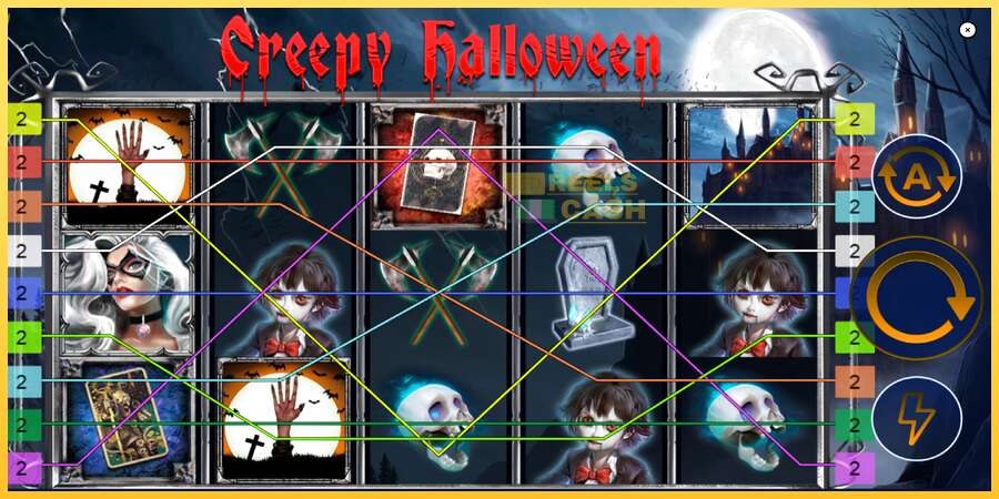 Creepy Halloween акча үчүн оюн машинасы, сүрөт 2