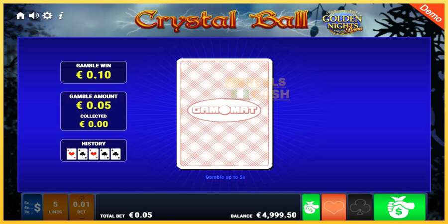 Crystal Ball Golden Nights акча үчүн оюн машинасы, сүрөт 3