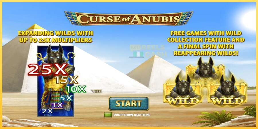 Curse of Anubis акча үчүн оюн машинасы, сүрөт 1