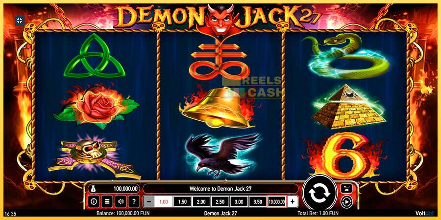 Demon Jack 27 акча үчүн оюн машинасы, сүрөт 1