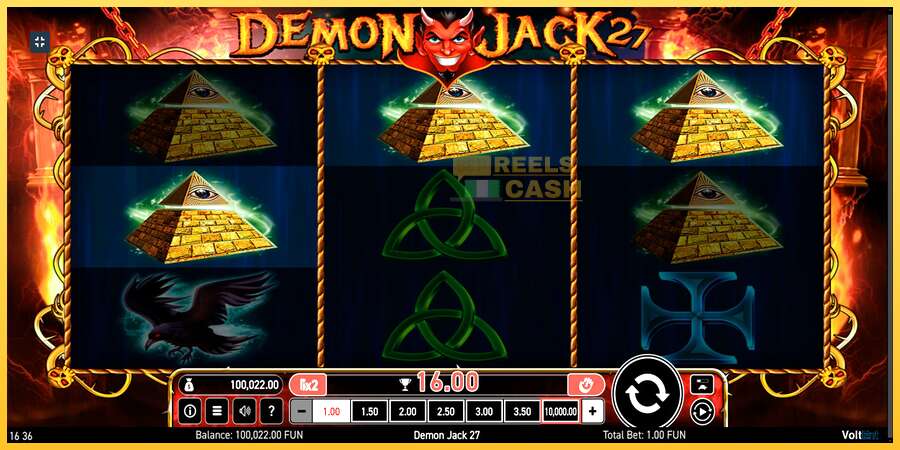 Demon Jack 27 акча үчүн оюн машинасы, сүрөт 5