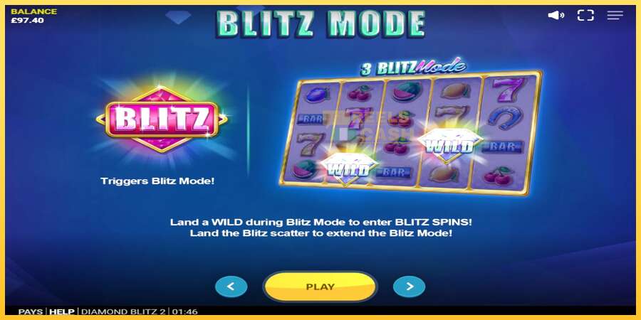 Diamond Blitz 2 акча үчүн оюн машинасы, сүрөт 5