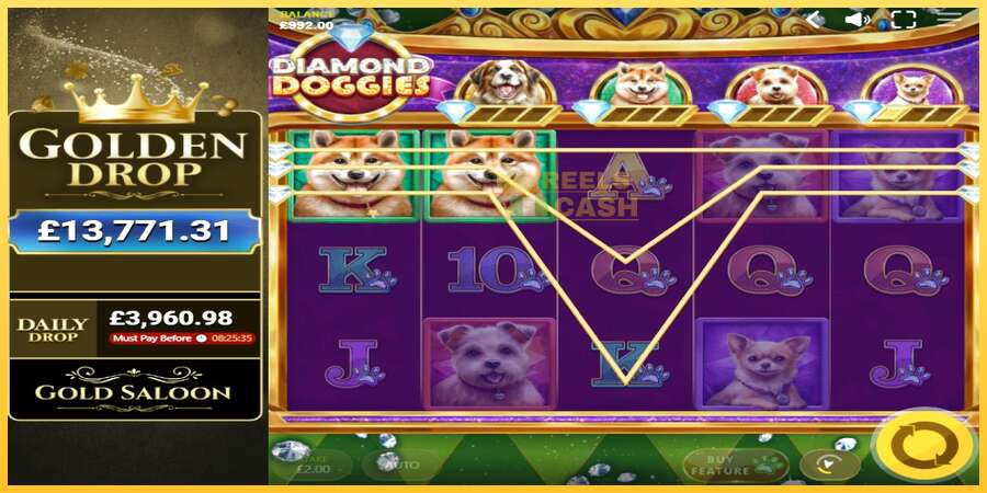 Diamond Doggies акча үчүн оюн машинасы, сүрөт 2