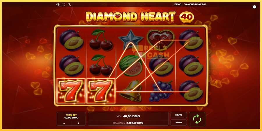 Diamond Heart 40 акча үчүн оюн машинасы, сүрөт 4